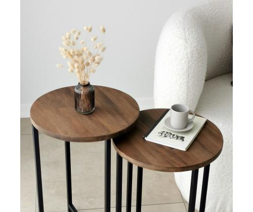 Kohvilaud Neta Set - Walnut