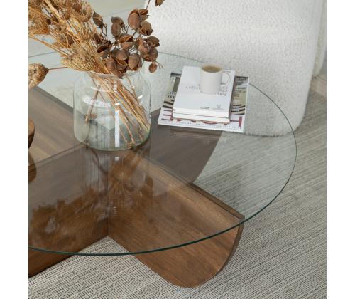 Kohvilaud Lily Wood - Walnut