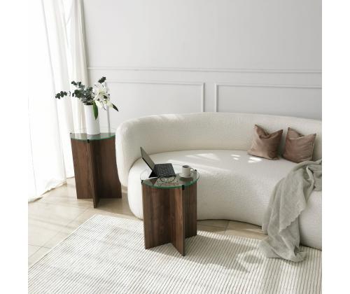 Mööblikomplekt lauad Lily - Walnut