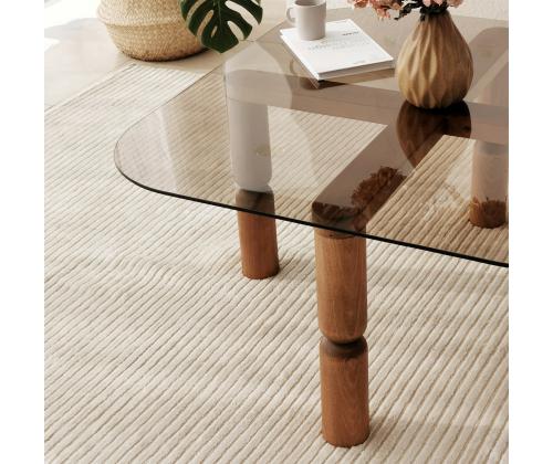 Kohvilaud Kei - Walnut, Bronze