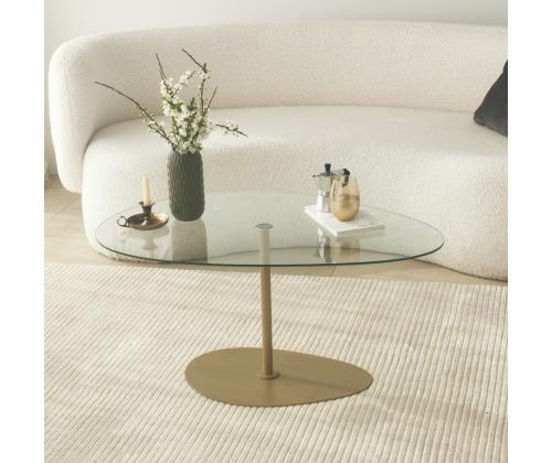 Kohvilaud Porto - Transparent, Gold