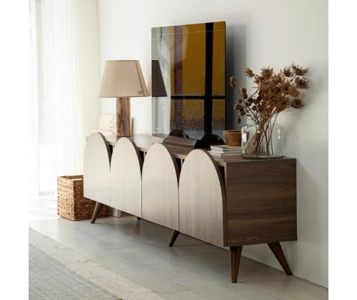 TV laud Mesta - Walnut v2