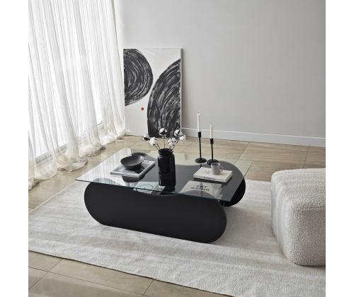 Kohvilaud Brise - Black, Transparent