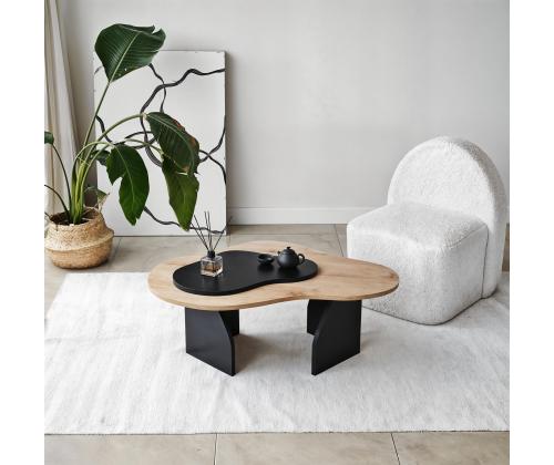 Kohvilaud Melted - Sapphire Oak, Black