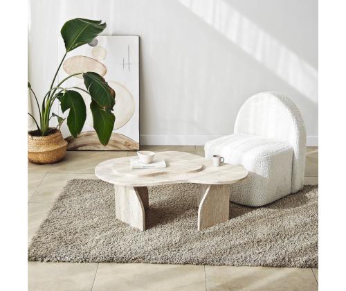 Kohvilaud Melted - Travertine