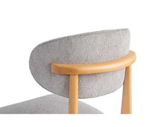 Mööblikomplekt toolid Lionte - Grey, Light Oak