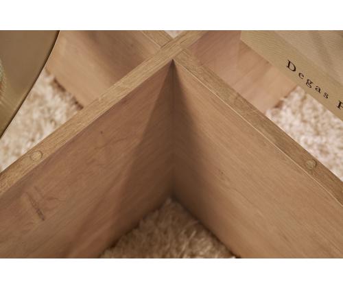 Kohvilaud Aeris - Sapphire Oak, Transparent