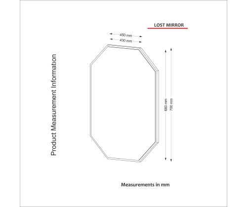 Peegel Lost - Walnut