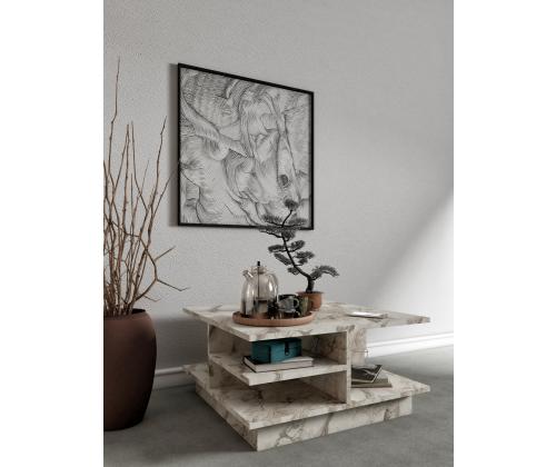 Kohvilaud Skull - Ephesus Marble