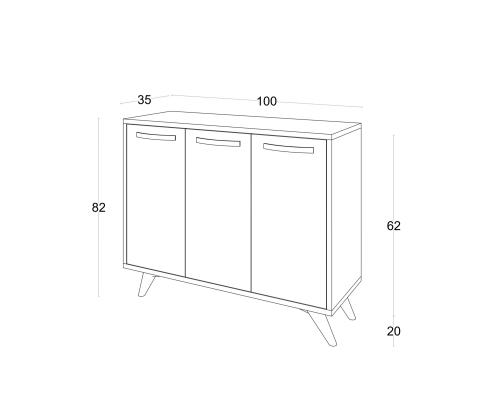 Piffa - White, Anthracite