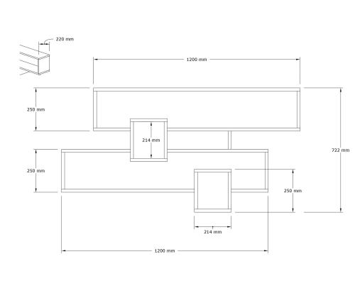 Karen - Walnut, White