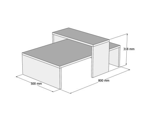Kohvilaud Glow - Sapphire Anthracite