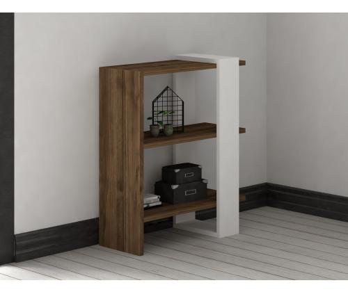 Gaye - Walnut, White