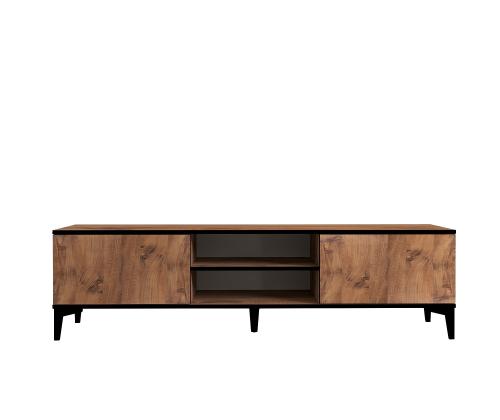 TV laud Begi - Atlantic Pine, Black