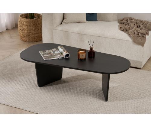Kohvilaud Ovalis - Wood Black