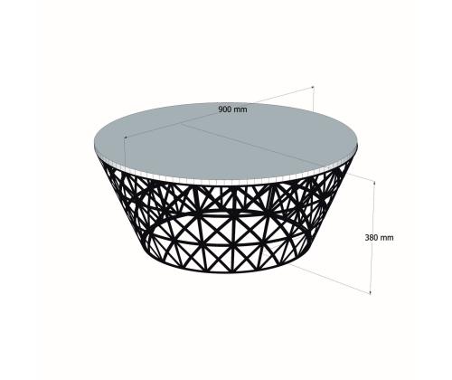 Kohvilaud Stil - Black Marble