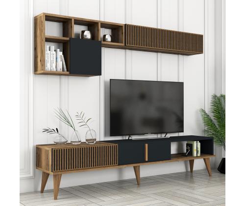 TV laud Milan TV - Walnut, Anthracite