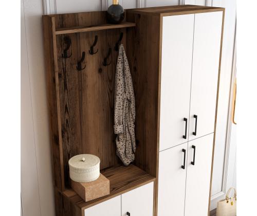 Berlin BA - Walnut, White