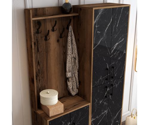 Berlin BA - Walnut, Black Marble