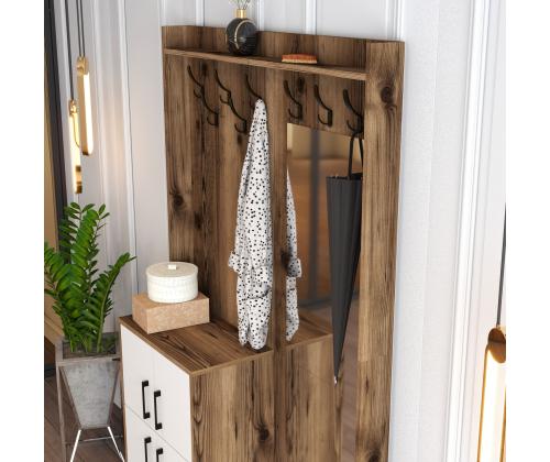 Berlin BC - Walnut, White