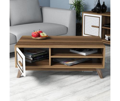 Ayla - Walnut, White