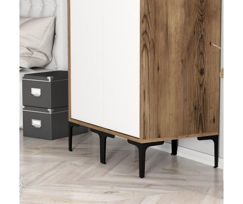 Kumsal SS - Walnut, White