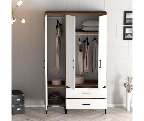 Kumsal ST - Walnut, White