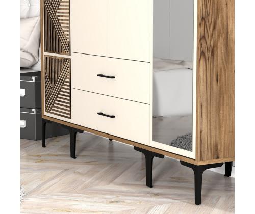 Kumsal PTR - Walnut, Cream