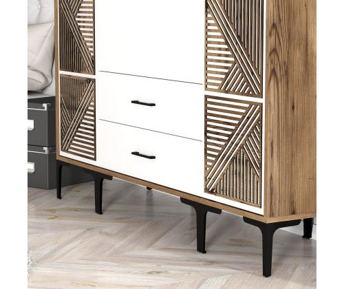 Kumsal PTP - Walnut, White