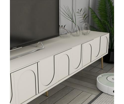 TV laud Lyon 43 - Cream, Gold