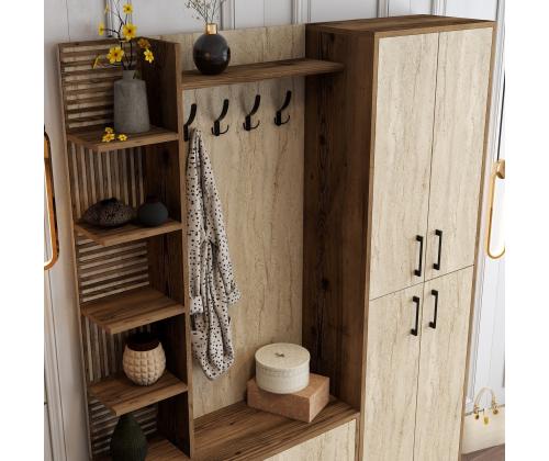 Viyana Da - Walnut, Travertine