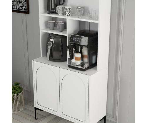 Kohvilaud Lyon 80 - White, Black