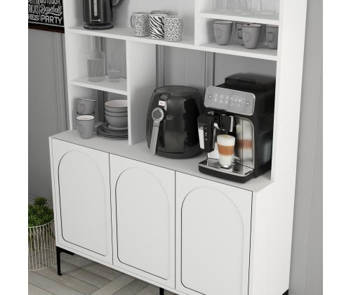 Kohvilaud Lyon 120 - White, Black