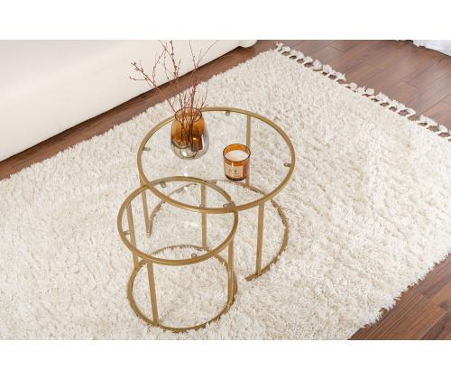 Kohvilaud Aurum - 60, 42 - Gold, Transparent