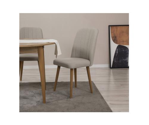 Mööblikomplekt toolid Vina 1005 - Atlantic Pine, Cream