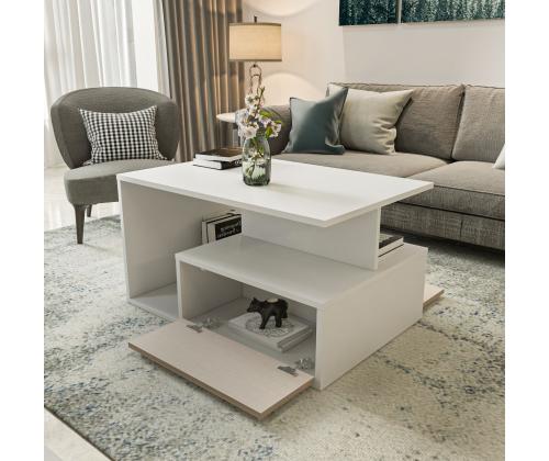 Kohvilaud Mana - Beige, White