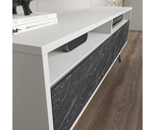 TV laud Flay - White, Bendire