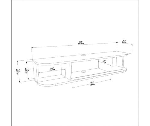 TV laud Ibarra - Oud Oak