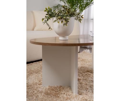 Kohvilaud Sable - Venezia Walnut, White