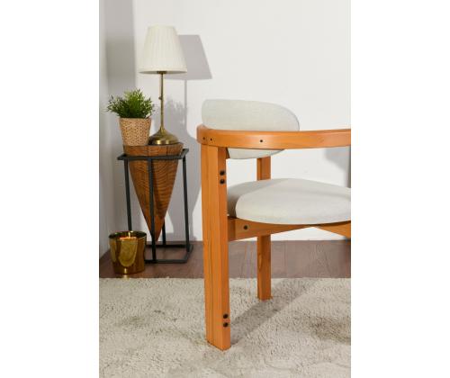 Mööblikomplekt toolid Cheri - Cream, Oak