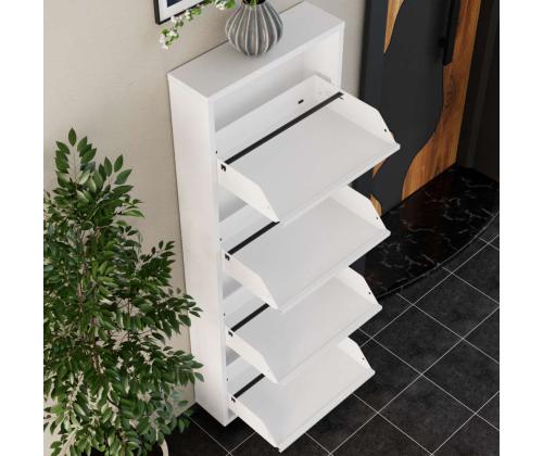 4 Piece Metal - White