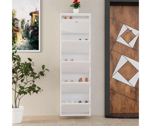 Locking 5 Piece Metal - White