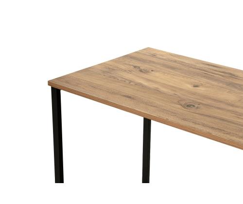 Twin Study Desk - Atlantic Pine, Black