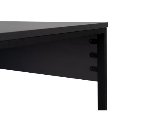 Twin Study Desk - Anthracite, Black