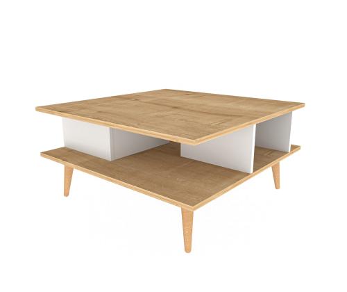 Kohvilaud Akya - Oak, White