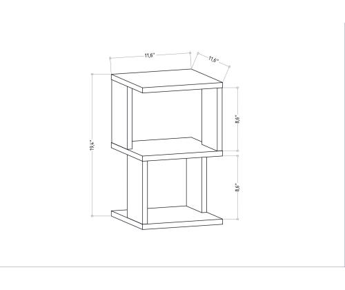Carter - Anthracite, White