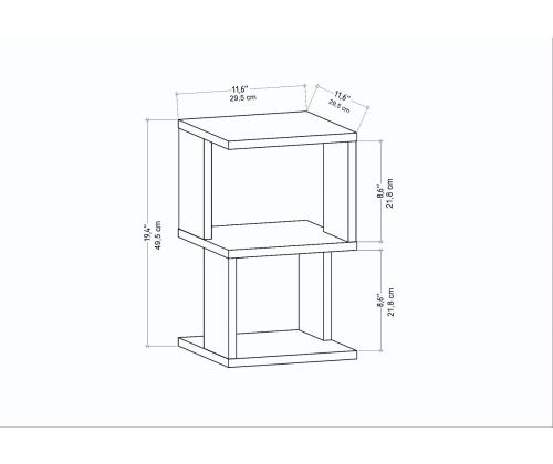 Carter - Anthracite, Oak