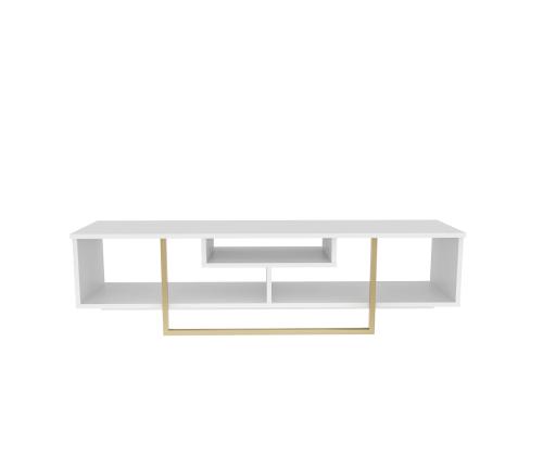 TV laud Asal 150 - White, Gold