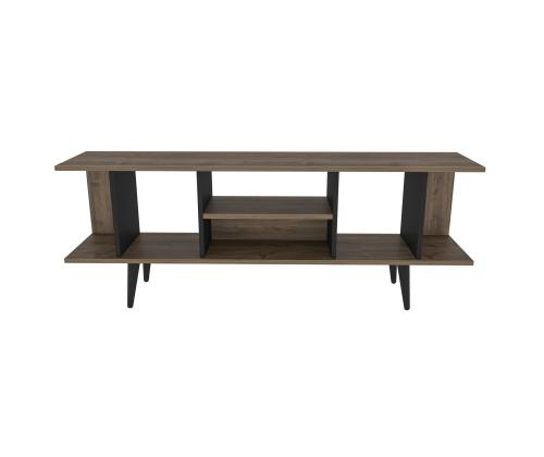 TV laud Akya - Walnut, Black