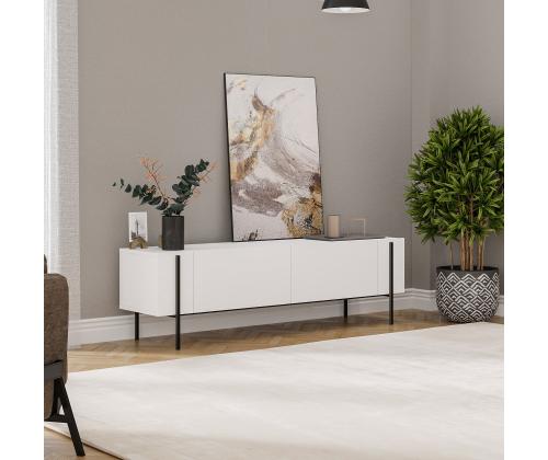 TV laud Herman - White